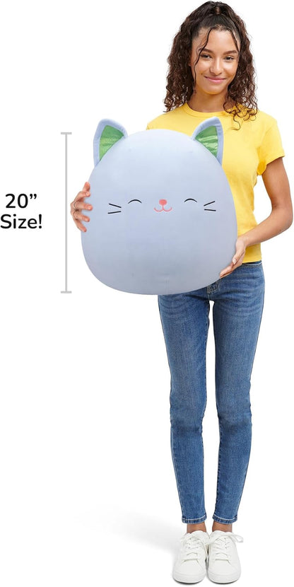 Squishmallows Original 20-Inch Jiovanne the Lavender Cat | Collectable Cute Plush Toy, Cuddly Toys for Children, Soft Toys, Cute Teddies Suitable for Girls and Boys Ages 3