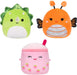 Micromallows SQMM0192-3 Pack, Super Soft Mini Squishmallows, 6.5 cm Plush Figures (Mony, Tristan, Victoria