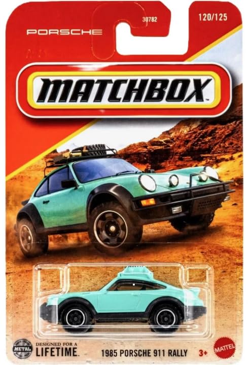 Matchbox 1985 Porsche 911 Rally  120/125, 1:64 Scale Diecast Vehicle