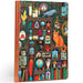 eeBoo Piece & Love: Luxe Journal - Alchemist's Cabinet – 112pg Gilded Notebook, Illustrated Hardcover, Dotted & Lined Paper, 8 x 5.87, Foil Detailing