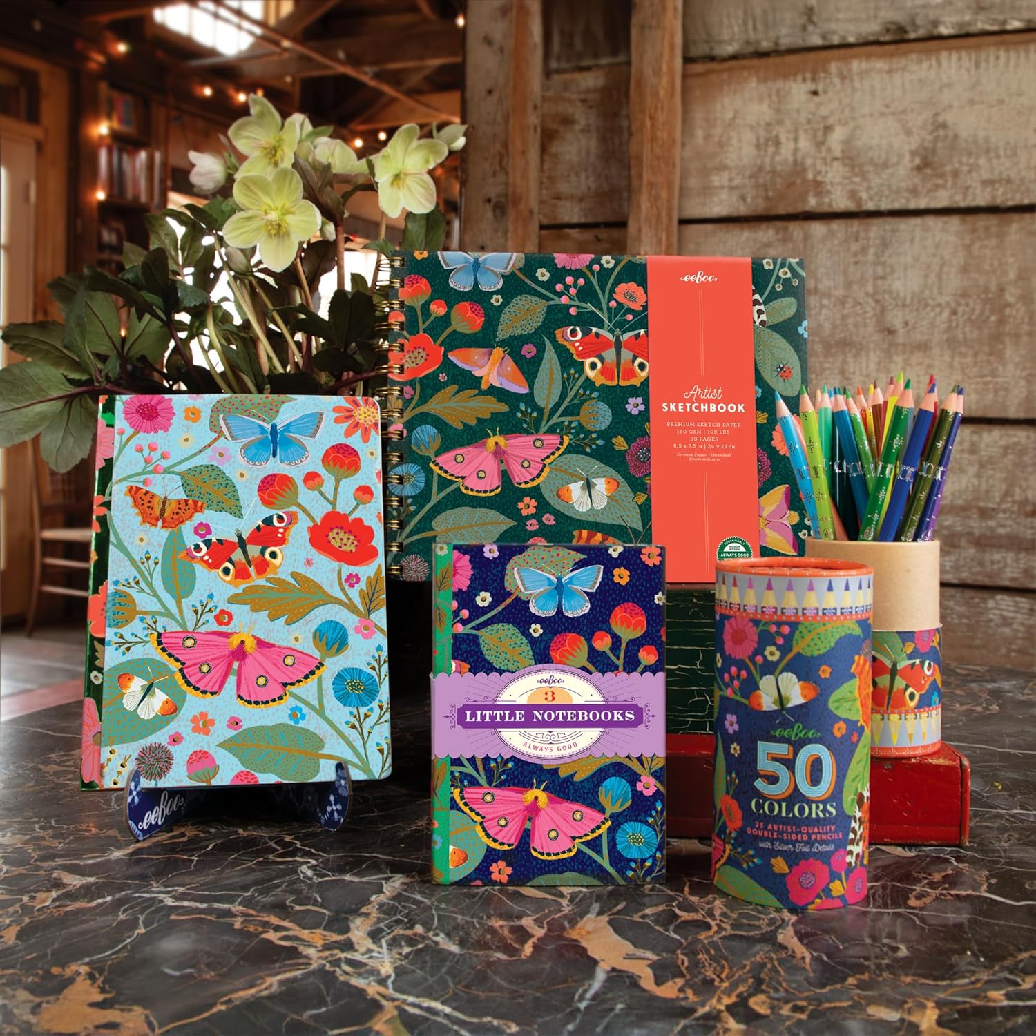 Eeboo - Journal - Butterflies Luxe (Ebjn112)