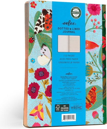 Eeboo - Journal - Butterflies Luxe (Ebjn112)