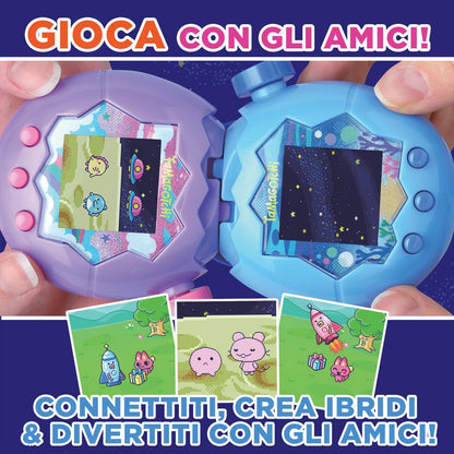 Bandai, Tamagotchi Water Paradise, virtueel huisdier, blauw 43422, elektronisch speelgoed, optimaal voor kinderen vanaf 6 jaar, zoom in het paradijs om voor je elektronische huisdier te zorgen