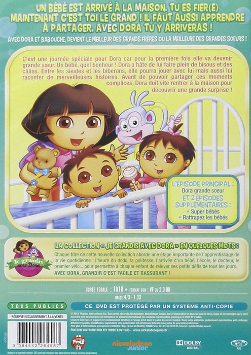 Je grandis avec dora : dora super grande soeur