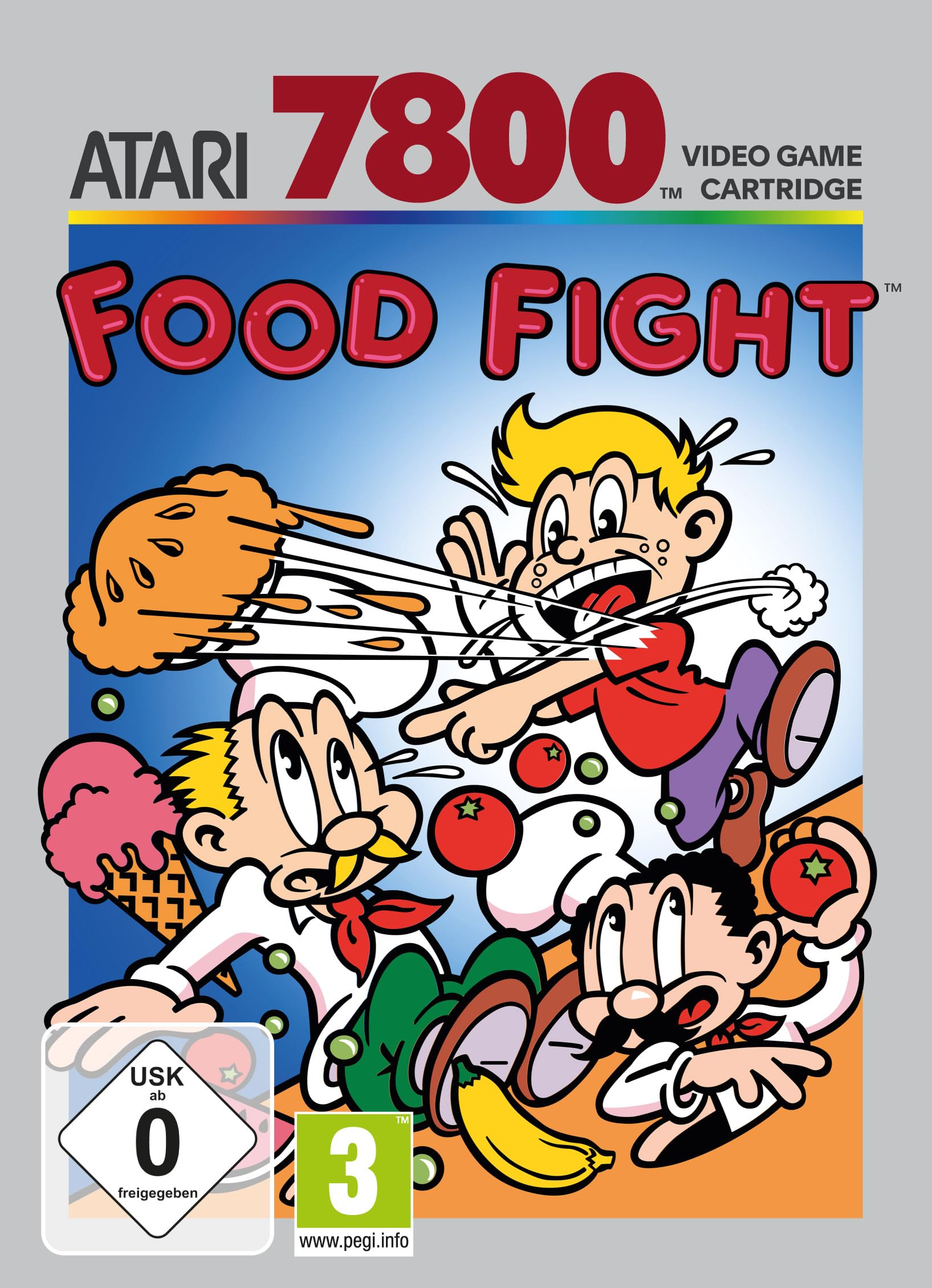 Food Fight (Atari 2600+, 7800 Cartridg