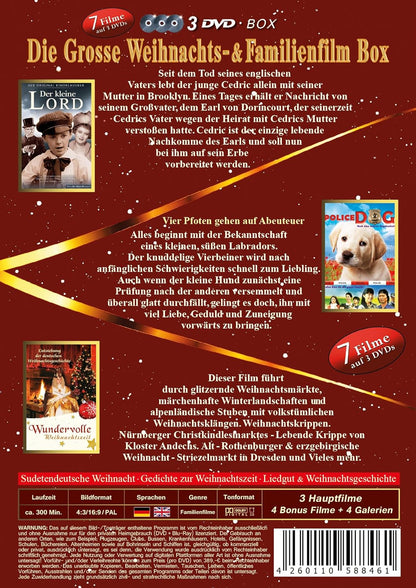 WILD, FRANZ JOSEF/GEIGER, KARLHEINZ J./KOBAYASHI, YOSHONORI - DIE GROBE WEIHNACHTS- & FAMILIENFILMBOX