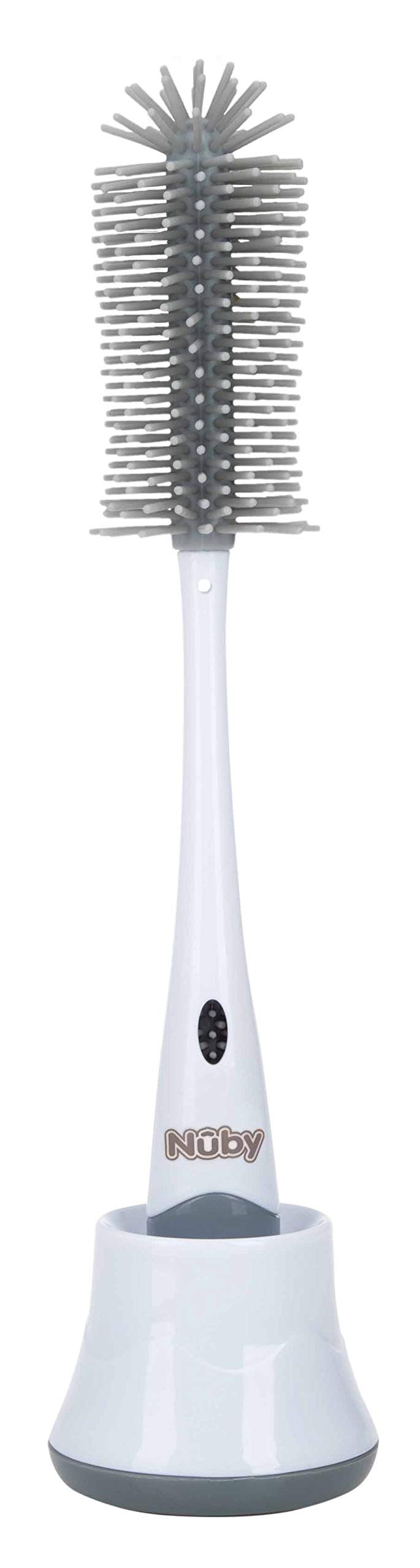 Nuby - Silicone Bottle Brush With Stand - 12 Inches