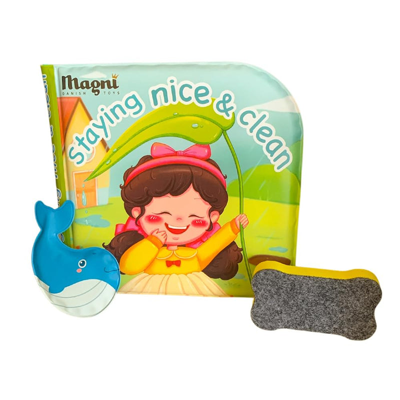 Magni 5728 Happy Children Colour Action Bath Book, Multi-Colour