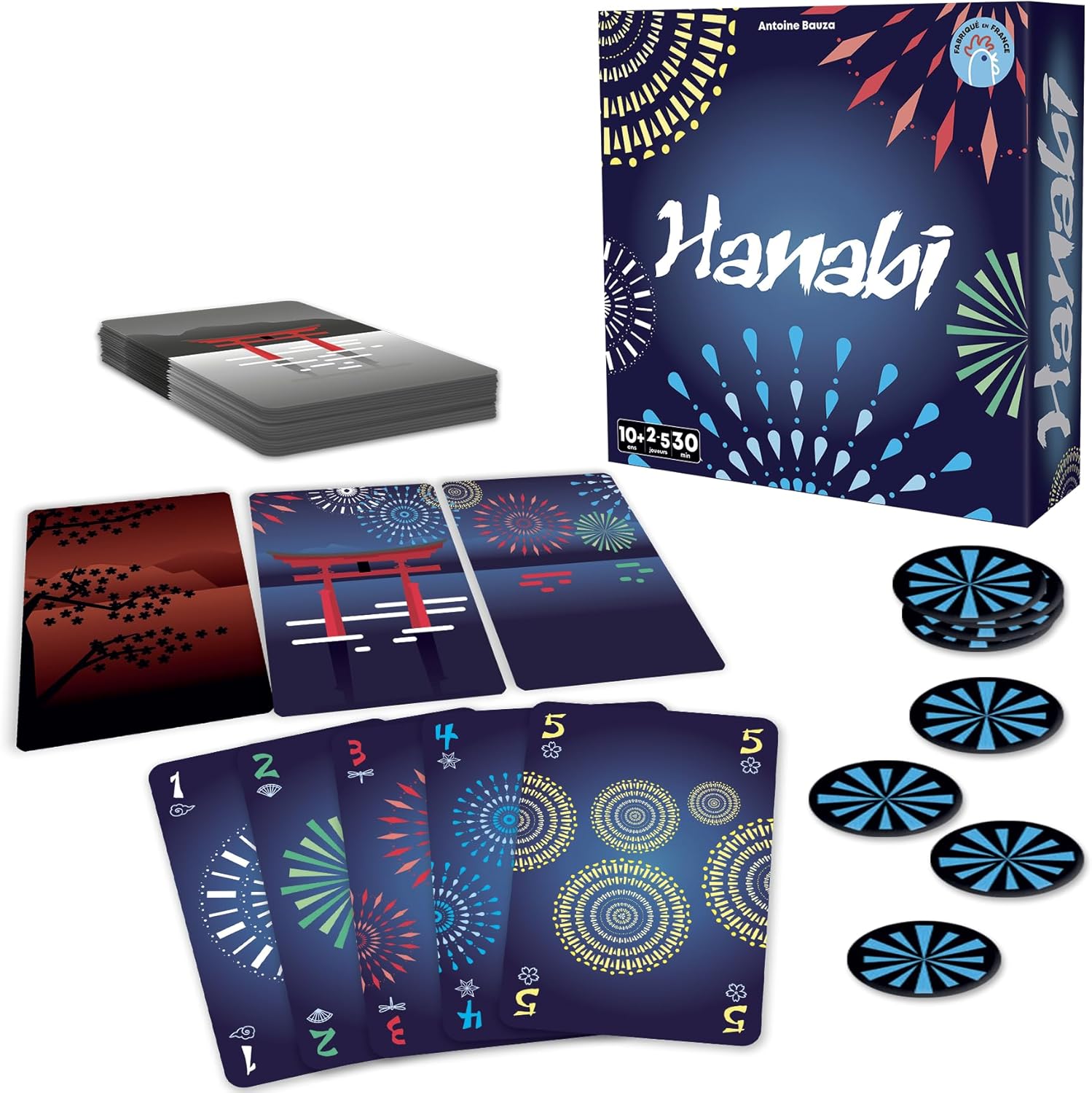 Asmodee - Hanabi Kaarstpel Refresh
