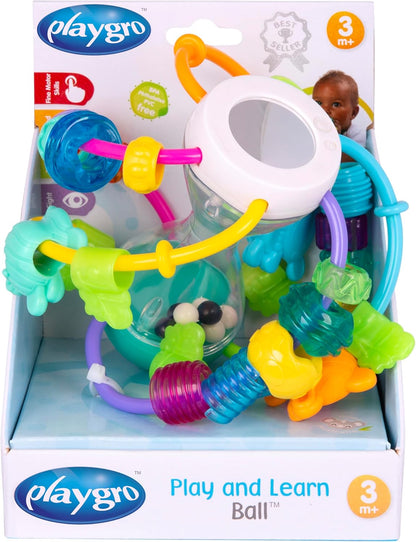 Playgro Play and Learn Ball, Play and Learn Ball, from 6 Months.
