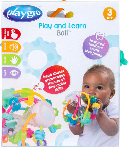 Playgro Play and Learn Ball, Play and Learn Ball, from 6 Months.