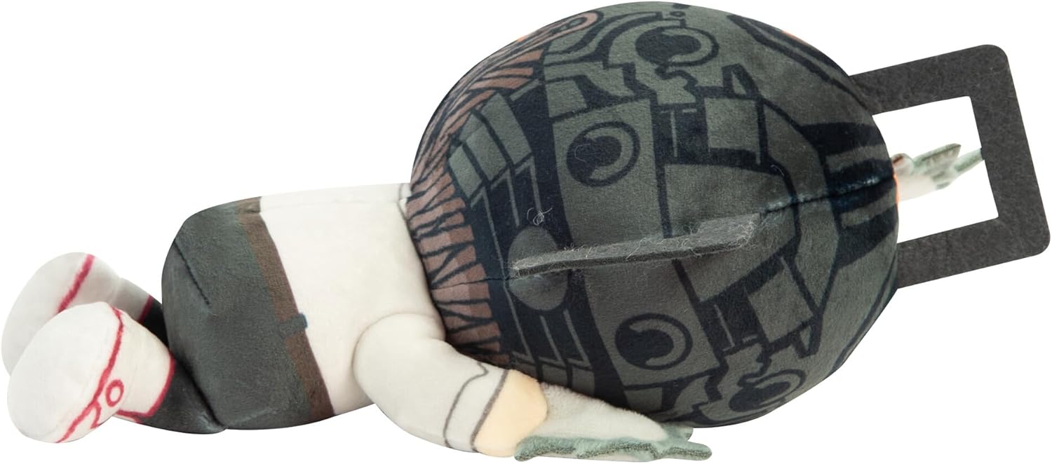 Club Mocchi Mocchi Suya Suya Chainsaw Man Denji Plush, 8 Inch Soft Collectible Anime Figure, Official Sleepy Devil Character, Squeezable Pillow Toy, Gift for Manga Fans, Age 16 and Up