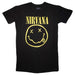 T-Shirt Dress # X-Large Ladies Black # Yellow Happy Face