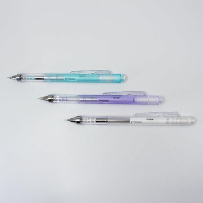 Tombow Mechanical Pencil MONO Graph 0.3 mm Transparent HB with Shake Mechanism Fine Lead Pencil Refillable Eraser Ideal for Fine Lines