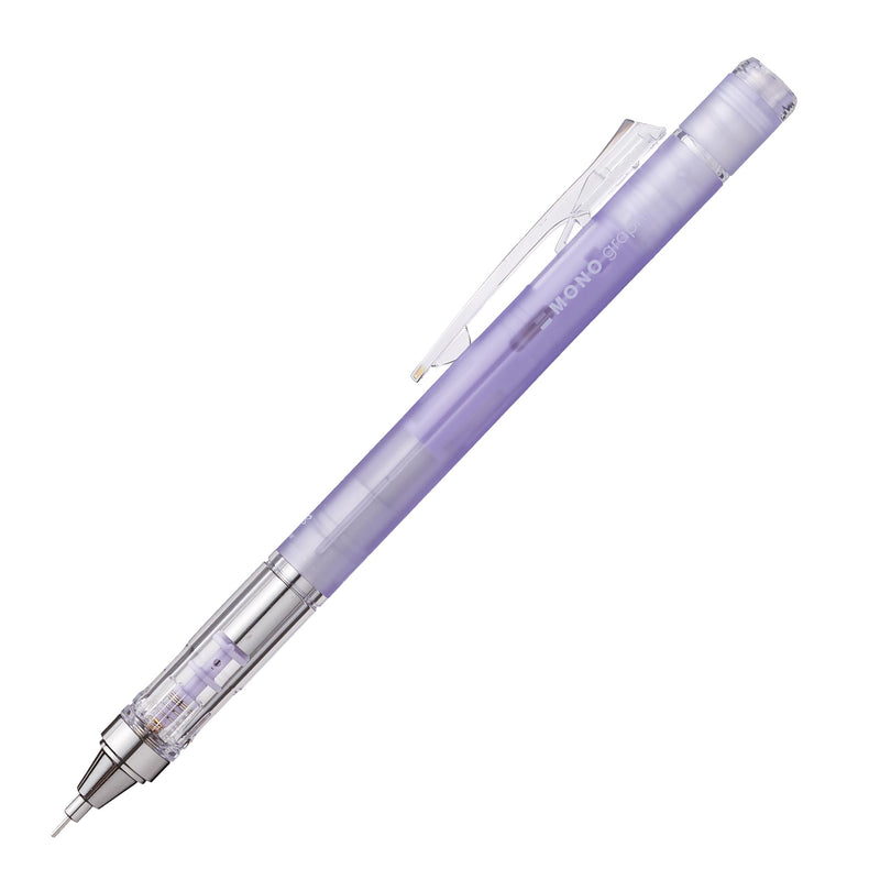 Tombow Mechanical Pencil MONO Graph 0.3 mm Transparent HB with Shake Mechanism Fine Lead Pencil Refillable Eraser Ideal for Fine Lines
