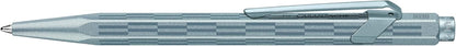 Caran d'Ache 849 Alpine Frost Blue Ballpoint Pen - Hexagonal Aluminium, Goliath Medium Refill, Frost-Inspired Edition, Premium Gift Packaging, Swiss Made