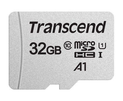 Transcend Scheda di memoria microSDXC 300S Classe 10 da 32 GB con fino a 95/45 MB/s (per smartphone, fotocamere digitali e console Nintendo) senza adattatore SD - TS32GUSD300S
