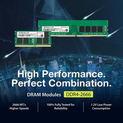 Transcend JM2666HSG-8G 8GB DDR4 2666MHz SO-DIMM 1Rx16 1.2V