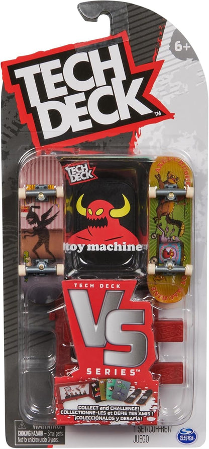 Tech Deck, Plan B Skateboards, Serie Versus, Confezione da 2 Fingerboard da Collezione e Set di Ostacoli, Miniskate, Giocattoli per Bambini, 6+ Anni (Il Modello può Variare