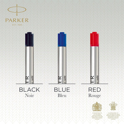 Parker QUINKflow ricariche inchiostro per penne a sfera punta media nero 3 pezzi