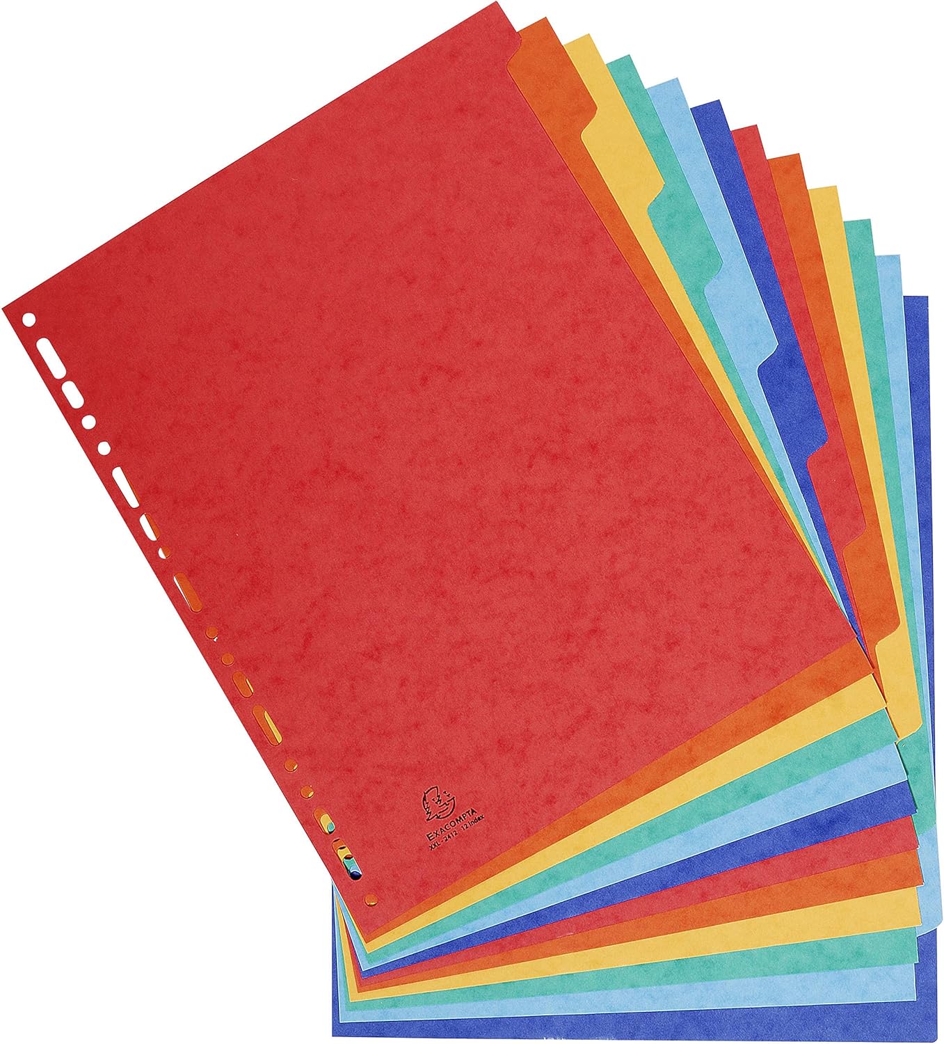 Exacompta 2612E Divisori e Segnaletica, 24.2x29.7 cm, Multicolore