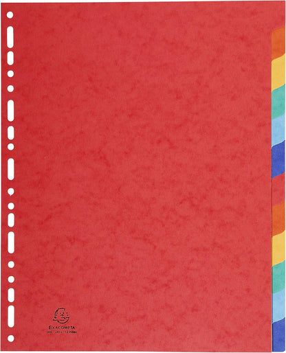 Exacompta 2612E Divisori e Segnaletica, 24.2x29.7 cm, Multicolore