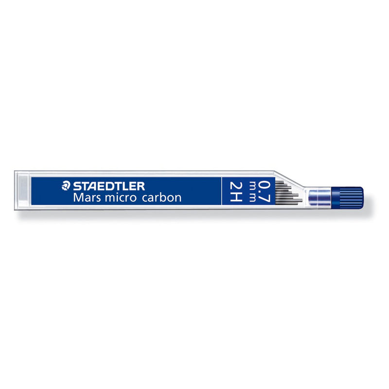 Mine sottili Mars Micro Carbon Staedtler - 0,7 mm - 2H - 250 07-2H (conf.12