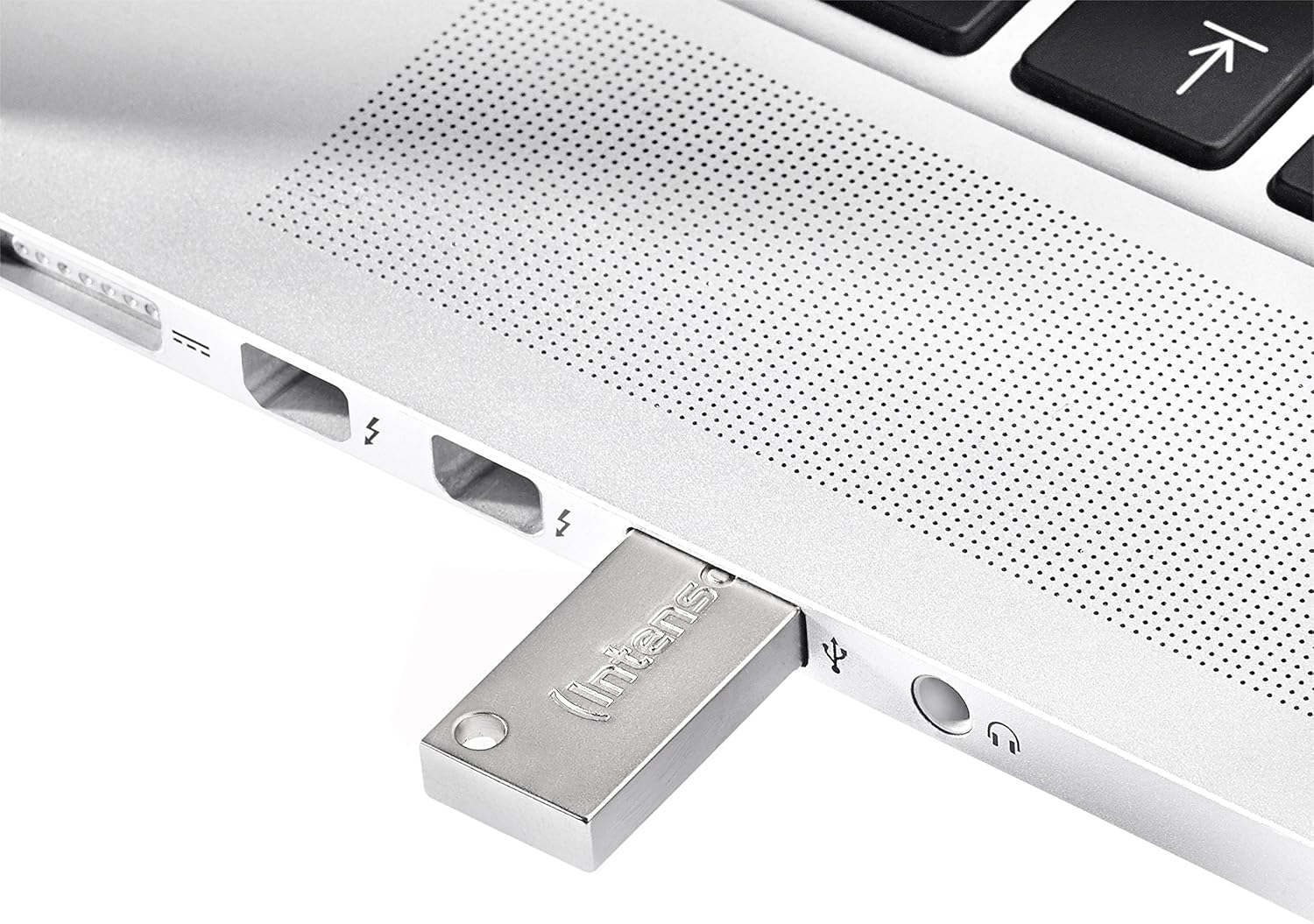 Intenso Premium Line - Chiavetta USB 64 GB - Memoria USB 3.2 Gen 1x1, fino a 100MB/s, Argento