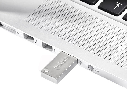 Intenso Premium Line - Chiavetta USB 64 GB - Memoria USB 3.2 Gen 1x1, fino a 100MB/s, Argento