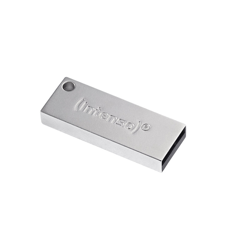 Intenso Premium Line - Chiavetta USB 64 GB - Memoria USB 3.2 Gen 1x1, fino a 100MB/s, Argento