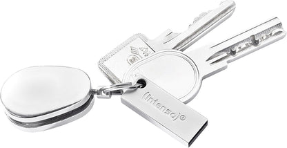 Intenso Premium Line - Chiavetta USB 64 GB - Memoria USB 3.2 Gen 1x1, fino a 100MB/s, Argento