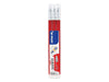 Set 3 refill sfera FRIXIONball CLICKER 1.0mm rosso Pilot