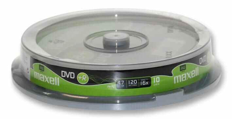 Maxell dvd+r 4,7GB 16x Cakebox 10 pcs, 10103221 (10 pcs