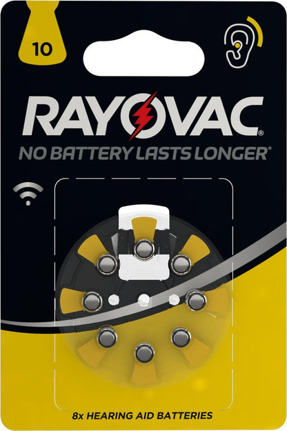 Luft-Batterie Pr70 1.4 V 8-Blister-Rayovac