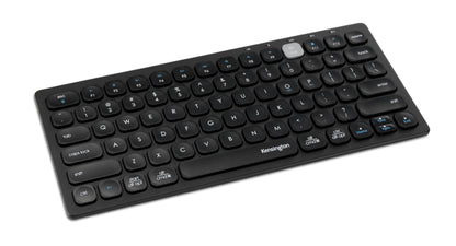Kensington Mini Tastiera Compatta Wireless via Bluetooth o USB 3.0, Layout Italiano QWERTY, Multi Device e Dual Wireless, Compatibile con Windows, Mac, iOS e Chrome OS, K75502IT