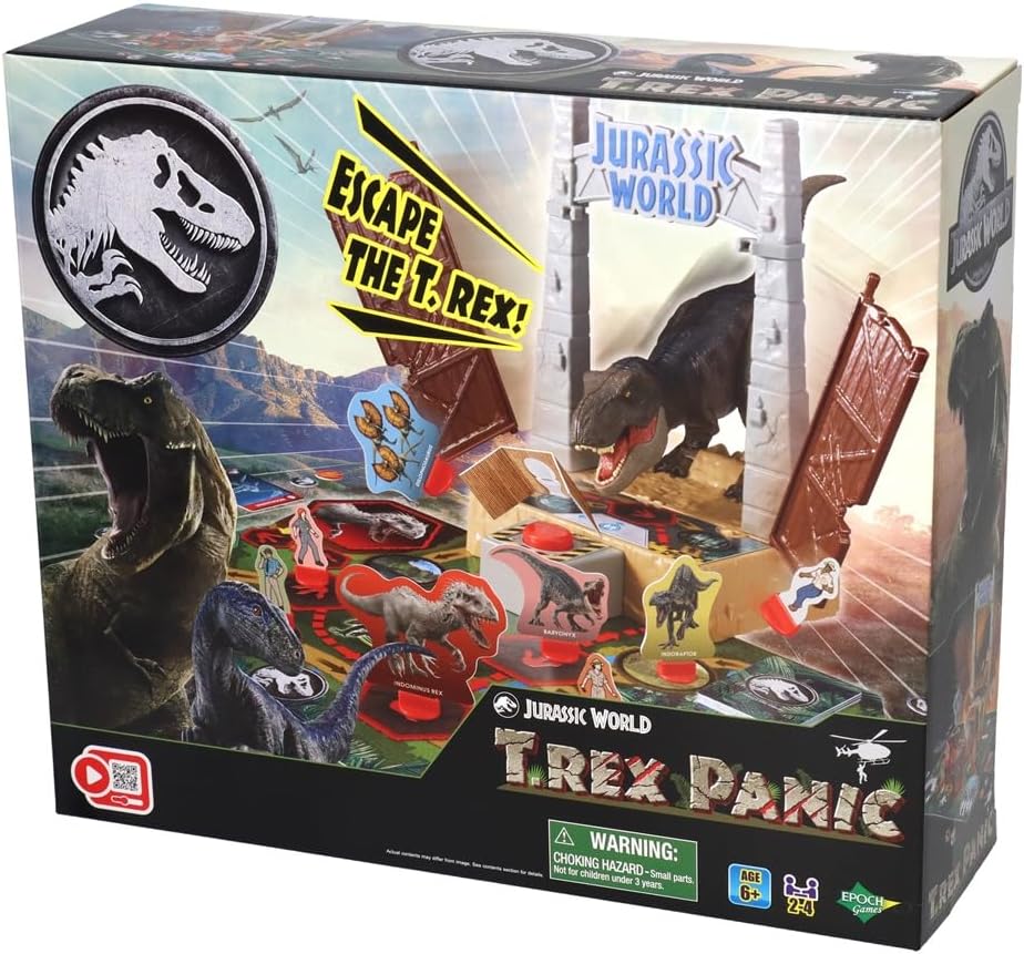 EPOCH Games - 7514 Jurassic World T-Rex Panic - Action Game