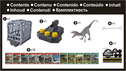 Jurassic World Cage Breaker Action Game - Epoch Games 7523