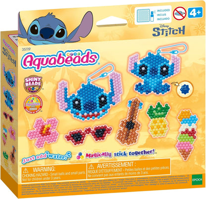 Aquabeads - 35119 Stitch Keychain Craft Kit - Arts & Crafts Bead Activity Toy