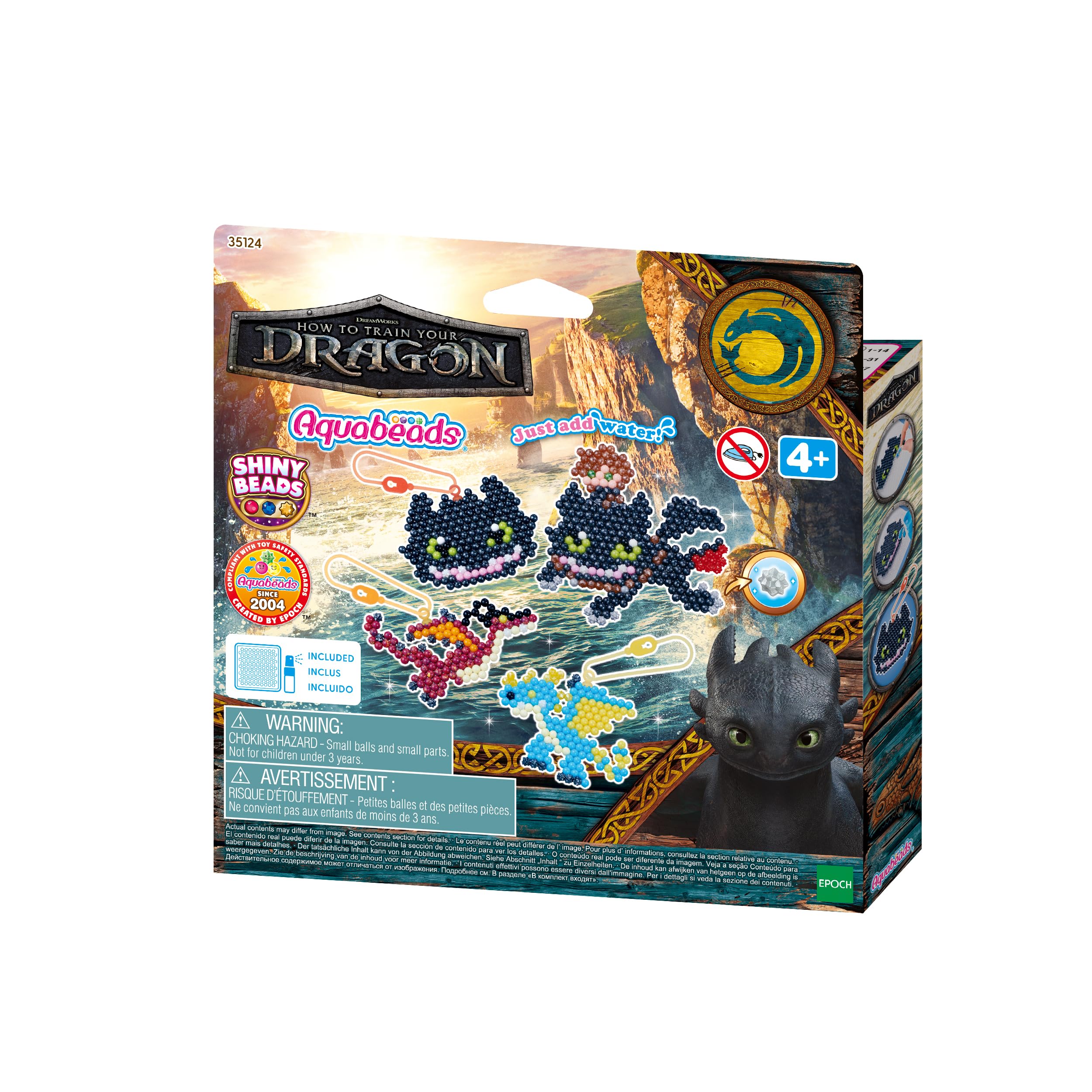 Aquabeads How to Train Your Dragon Craft Kit - Arts & Crafts Bead Activity Toy 35124