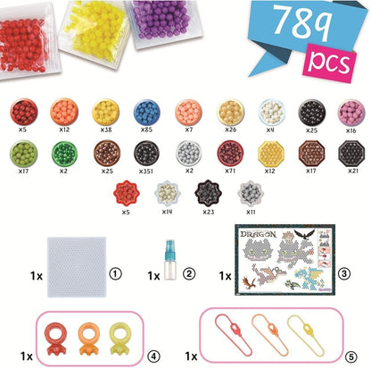 Aquabeads How to Train Your Dragon Craft Kit - Arts & Crafts Bead Activity Toy 35124