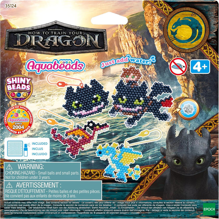 Aquabeads How to Train Your Dragon Craft Kit - Arts & Crafts Bead Activity Toy 35124
