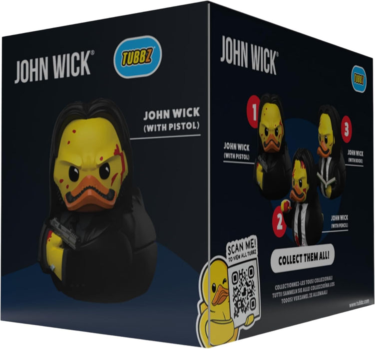 TUBBZ Boxed Edition: John Wick Chapter 3 - John Wick Pistol Cosplaying Rubber Duck Vinyl Figure