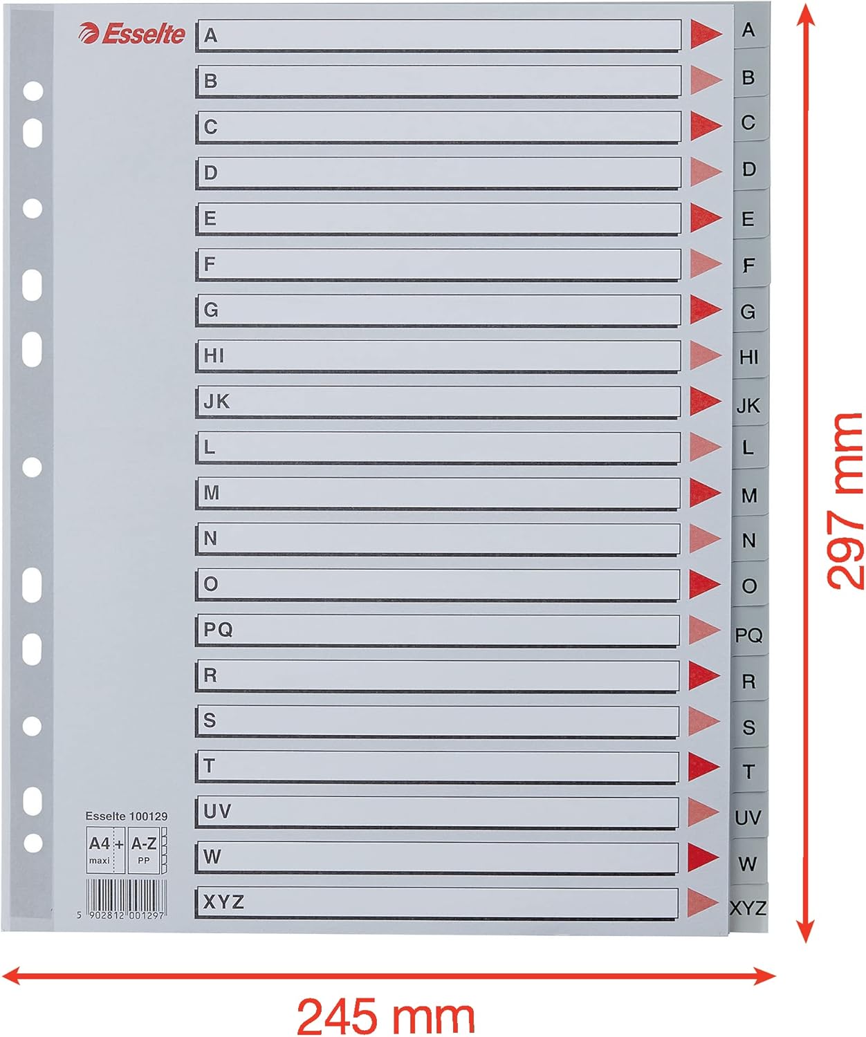 ESSELTE Rubrica PPL alfabetica A-Z - f.to A4 MAXI - 100129