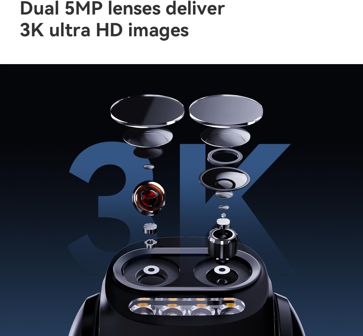 Ptz Ip/Wi-Fi Full-Color 3Mp 2.8 Mm