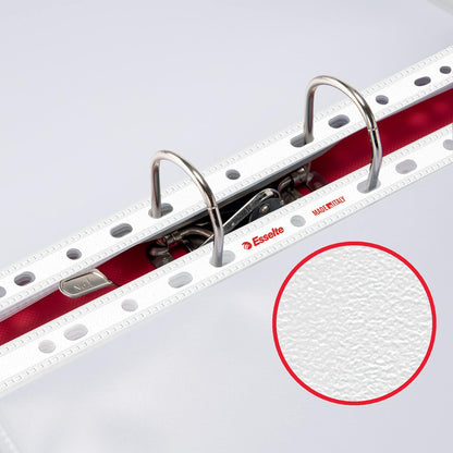 Esselte Buste Perforate Office, in PPL Antiriflesso, per Archiviare e Conservare Documenti in Formato 22x30 cm, Confezione da 25 Buste, 392597100