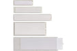 Sei 321113 Porta Etichetta Autoadesive Transparenti, 10 pz