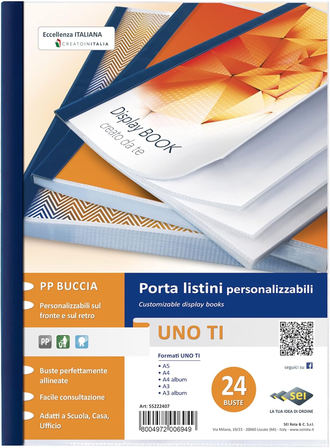 Sei Rota Porta Listini Sei Uno TI 22x30 24 buste