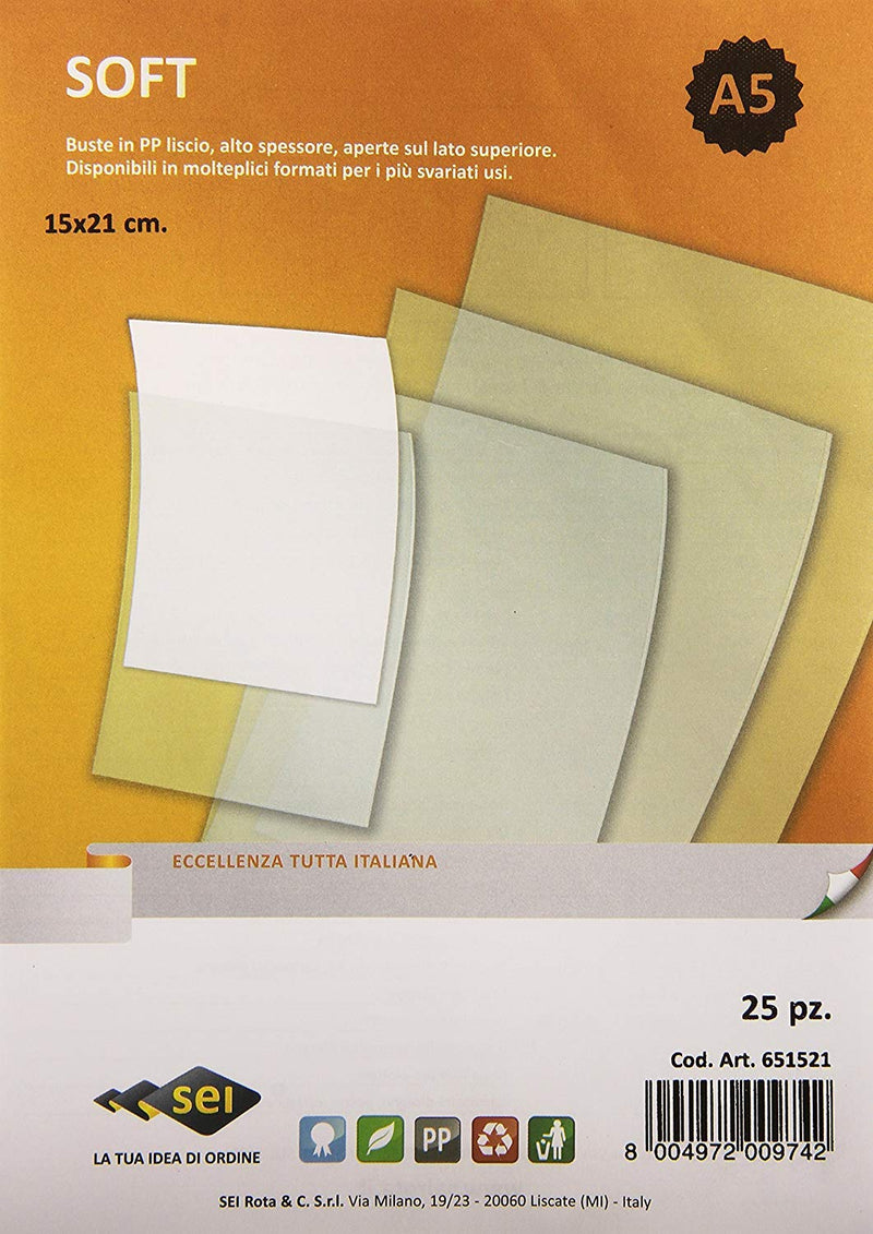 Cf25Buste Soft 18X24 Trasp