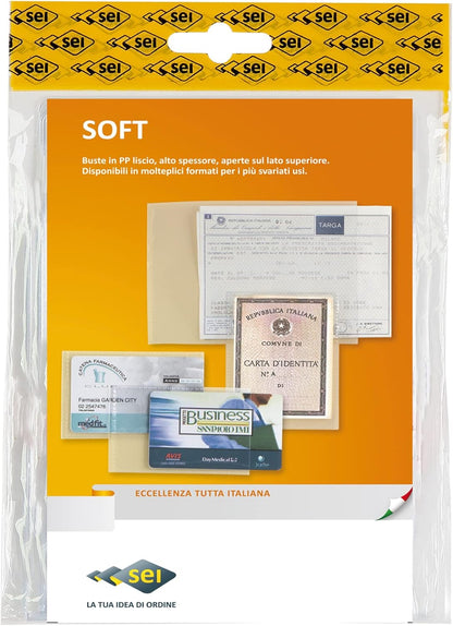 Sei Rota 356718 Busta Trasparente, (pacco da 25 pezzi