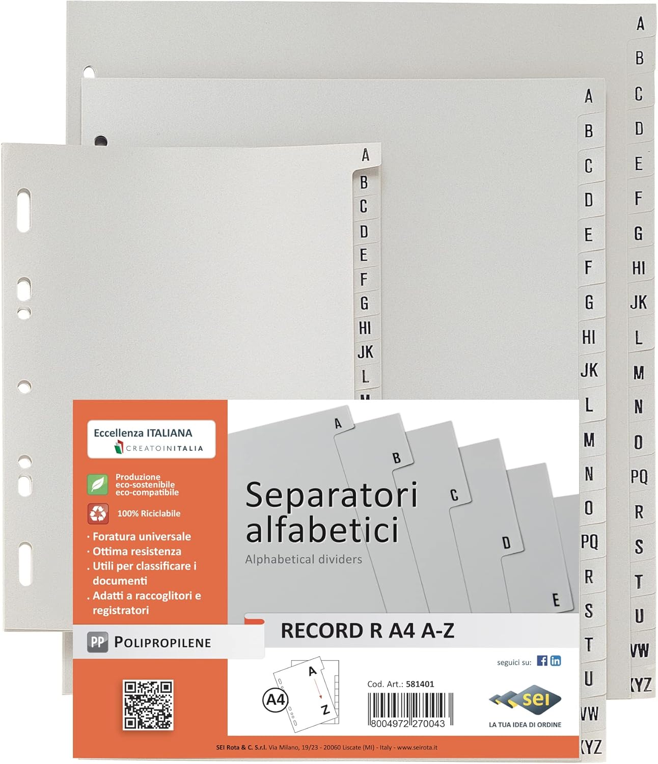 Intercalari Record R A4 B A-Z Max
